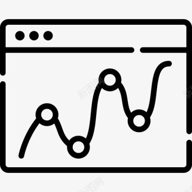 分析商业分析11线性图标图标