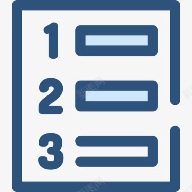 列表文本编辑器11蓝色图标图标