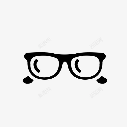 眼镜材料近视眼图标svg_新图网 https://ixintu.com 展示片 材料 眼镜 近视眼