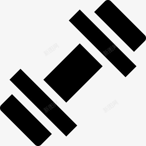 杠铃健身器材11填充图标svg_新图网 https://ixintu.com 健身器材11 填充 杠铃