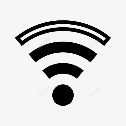 wifi接入酒吧图标svg_新图网 https://ixintu.com wifi 互联网 接入 网络 连接 酒吧