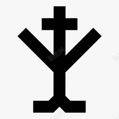 圣安东尼节历法基督教图标图标