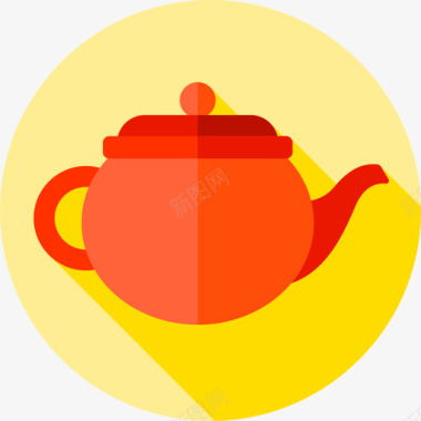 茶壶早上常规平的图标图标