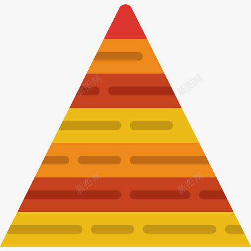 金字塔商业和金融37扁平图标svg_新图网 https://ixintu.com 商业和金融37 扁平 金字塔
