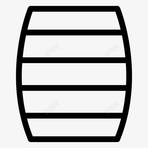 酒桶啤酒桶油桶图标svg_新图网 https://ixintu.com 啤酒桶 油桶 派对庆典 酒桶