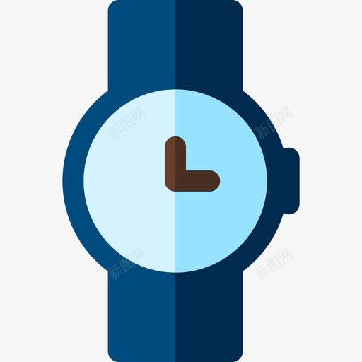 手表时间25平的图标svg_新图网 https://ixintu.com 平的 手表 时间25