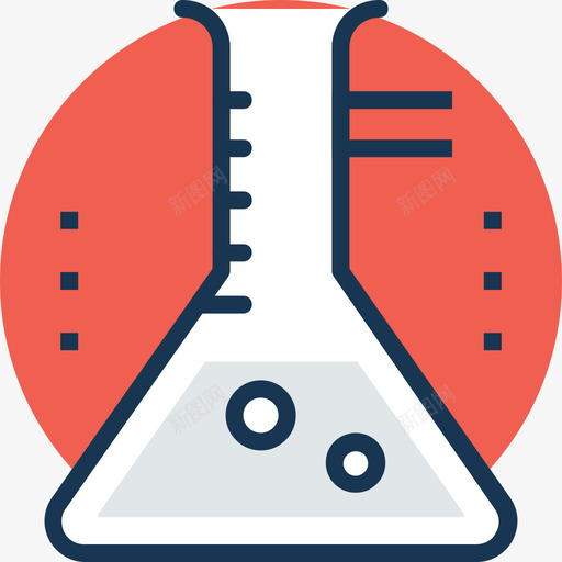 烧瓶科学技术8线性颜色图标svg_新图网 https://ixintu.com 烧瓶 科学技术8 线性颜色