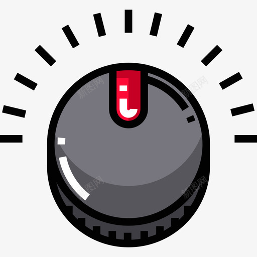 音量录音室4线性颜色图标svg_新图网 https://ixintu.com 录音室4 线性颜色 音量