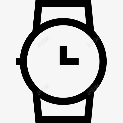 手表奢侈品商店2直线型图标svg_新图网 https://ixintu.com 奢侈品商店2 手表 直线型