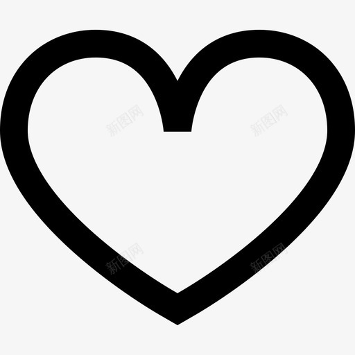 心脏ui界面22轮廓图标svg_新图网 https://ixintu.com ui界面22 心脏 轮廓
