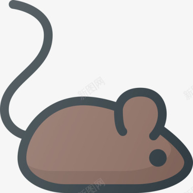 鼠标宠物配件线颜色图标图标
