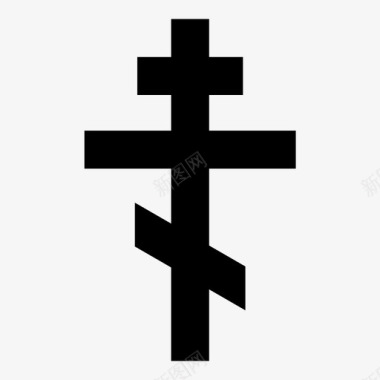 东正教十字架拜占庭基督教图标图标