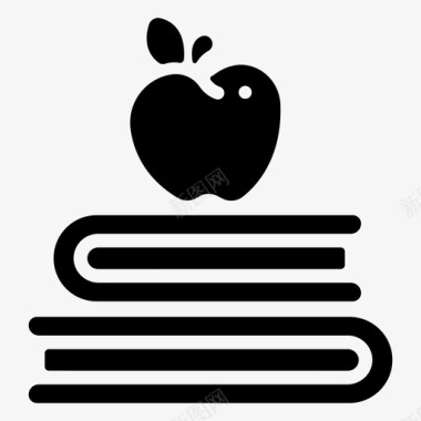知识书苹果天才图标图标