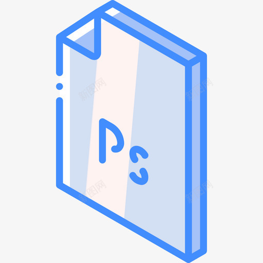 Psd文件夹和文件蓝色图标svg_新图网 https://ixintu.com Psd 文件夹和文件 蓝色