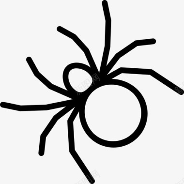 狼蛛蜘蛛纲八条腿图标图标