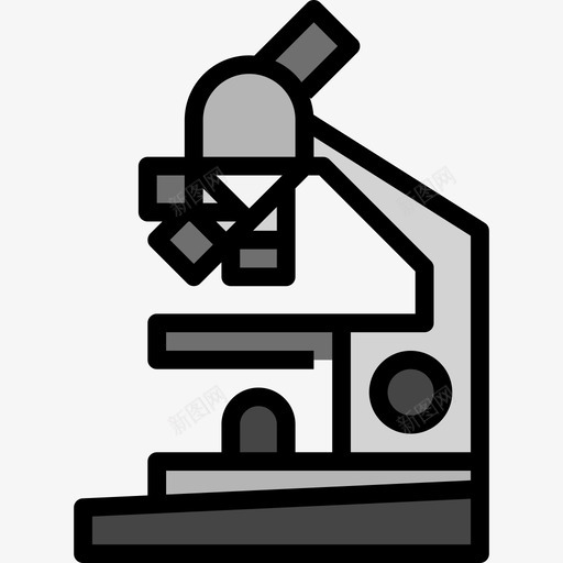 显微镜科学38线性颜色图标svg_新图网 https://ixintu.com 显微镜 科学38 线性颜色