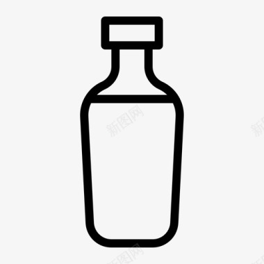 奶瓶饮料食品和饮料概述图标图标