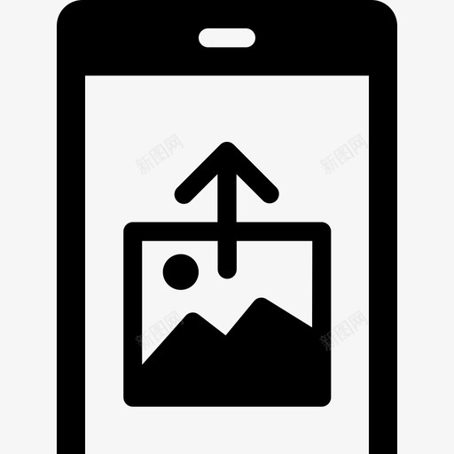 上传手机通讯图标svg_新图网 https://ixintu.com 上传图片 手机 通讯