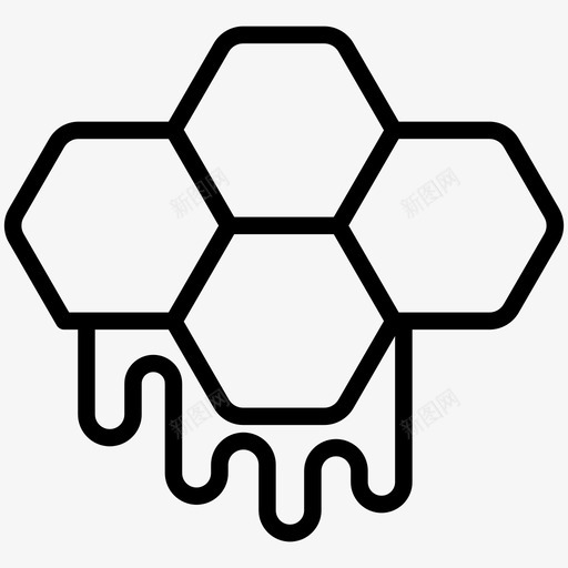 蜂巢蜜蜂蜂蜜蜂蜡图标svg_新图网 https://ixintu.com 蜂巢 蜂房元素线图标 蜂蜜滴 蜂蜜蜡 蜂蜡 蜜蜂蜂蜜