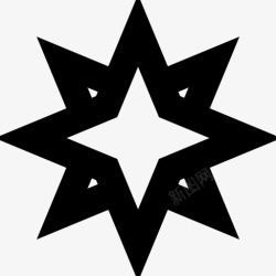 基督教敬拜会贵格会之星基督教图标高清图片
