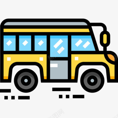 巴士在村里4线颜色图标图标