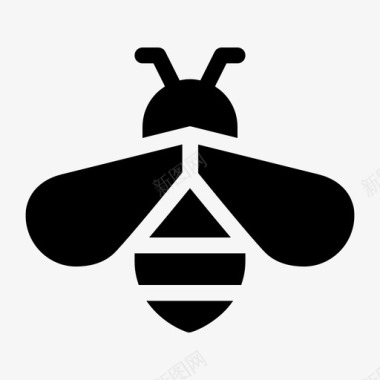 蜜蜂大黄蜂苍蝇图标图标