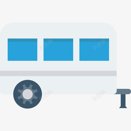 拖车旅行团公寓图标svg_新图网 https://ixintu.com 公寓 拖车 旅行团