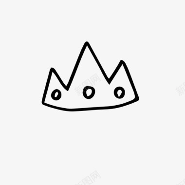 小皇冠万圣节万圣节服装图标图标
