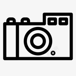 矢量富士胶片经典相机富士胶片徕卡图标高清图片
