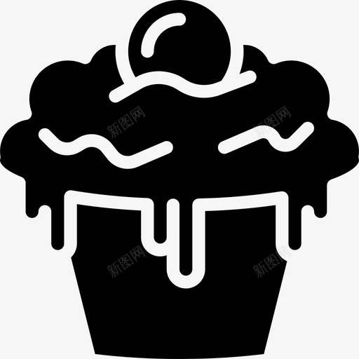 纸杯蛋糕食品和饮料21装满图标svg_新图网 https://ixintu.com 纸杯蛋糕 装满 食品和饮料21