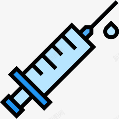 疫苗医用88线性颜色图标图标