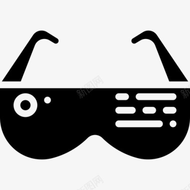 Ar眼镜futuretech4填充图标图标