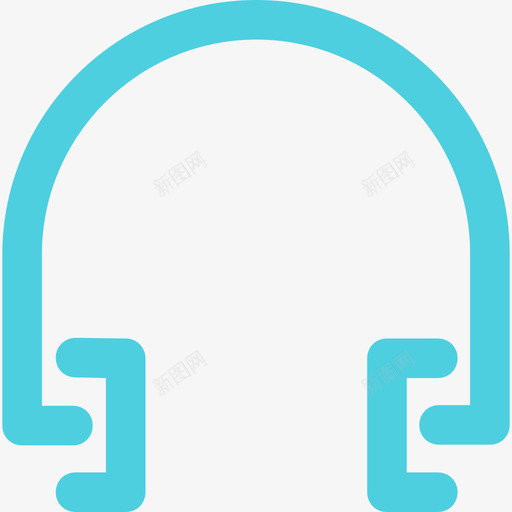 耳机杂项21扁平图标svg_新图网 https://ixintu.com 扁平 杂项21 耳机