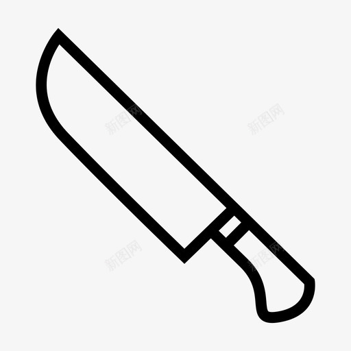 刀面包刀奶酪刀图标svg_新图网 https://ixintu.com 刀 切肉刀 奶酪刀 面包刀