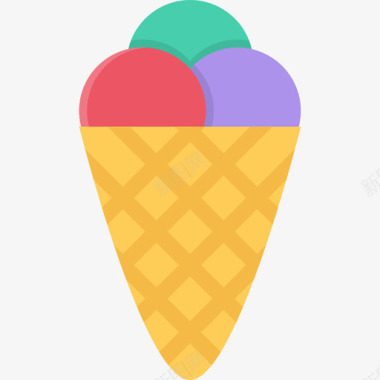 冰淇淋食品饮料无糖图标图标