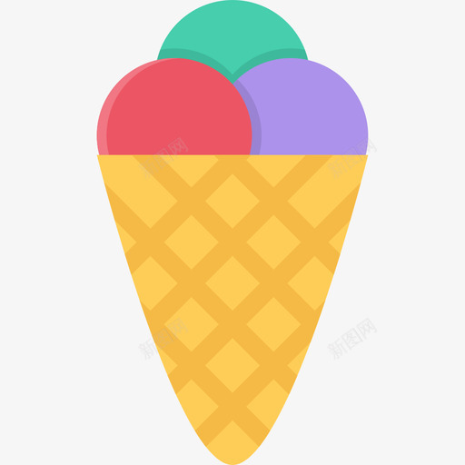 冰淇淋食品饮料无糖图标svg_新图网 https://ixintu.com 冰淇淋 无糖 食品饮料