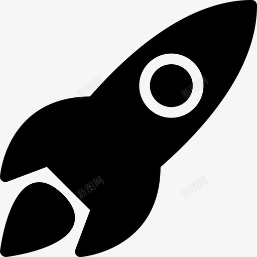 火箭发射太空图标svg_新图网 https://ixintu.com 发射 基本实体图标 太空 太空飞行 旅行 火箭