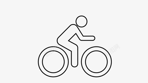 骑单车svg_新图网 https://ixintu.com 骑单车 线性