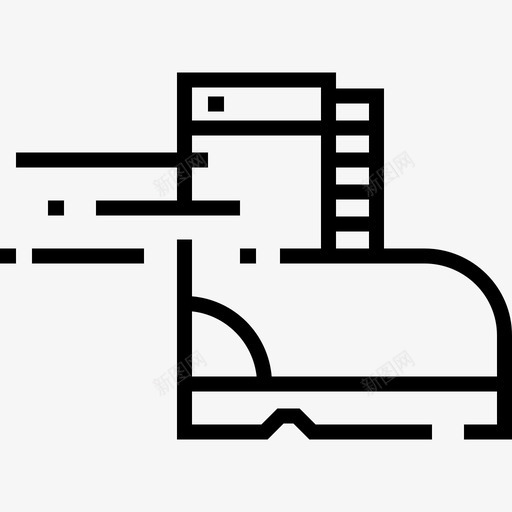 鞋探险10直线型图标svg_新图网 https://ixintu.com 探险10 直线型 鞋