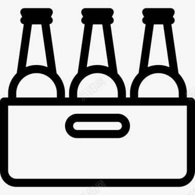 啤酒派对活动3直系图标图标