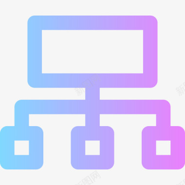 网站地图营销和搜索引擎优化4梯度图标图标