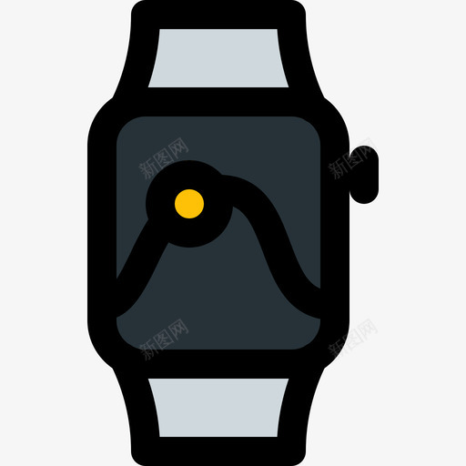 智能手表iphone线性颜色图标svg_新图网 https://ixintu.com iphone 智能手表 线性颜色