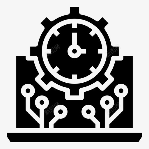 速度页面搜索引擎优化和网页时间和日期图标svg_新图网 https://ixintu.com 搜索引擎优化和网页 时间和日期 网络技术坚实 速度页面