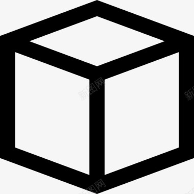 立方体ui界面22轮廓图标图标