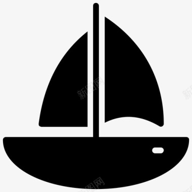 船游船划船图标图标