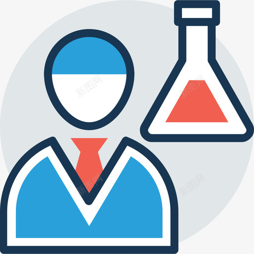 实验室科学技术8线性颜色图标svg_新图网 https://ixintu.com 实验室 科学技术8 线性颜色