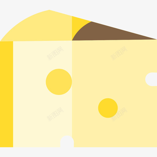 奶酪食品68扁平图标svg_新图网 https://ixintu.com 奶酪 扁平 食品68