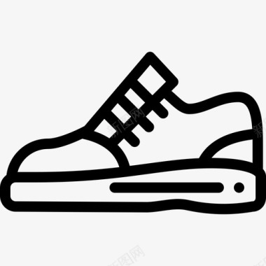 运动鞋健康生活方式9线性图标图标