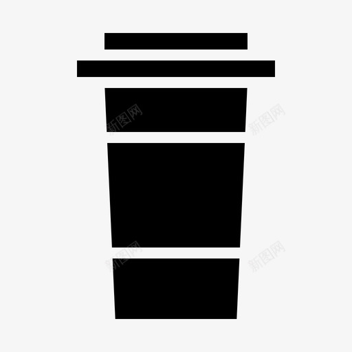 外卖杯饮料咖啡图标svg_新图网 https://ixintu.com 咖啡 外卖杯 食品和饮料雕文 饮料