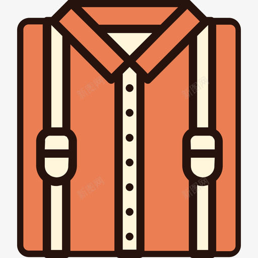衬衫伐木工人3线条颜色图标svg_新图网 https://ixintu.com 伐木工人3 线条颜色 衬衫